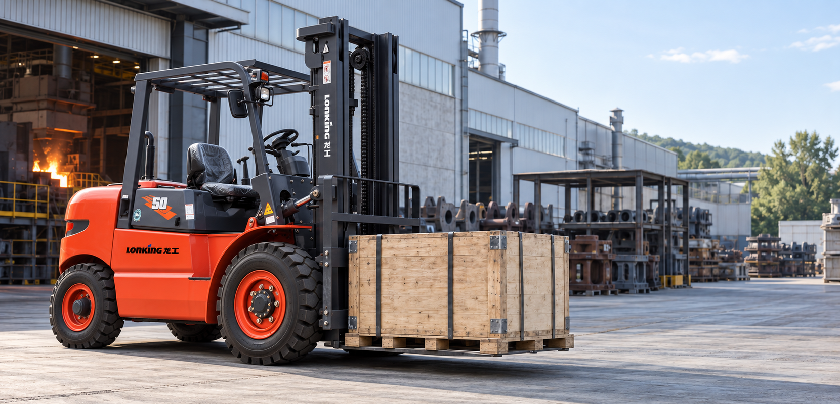 Lonking LG50DTIV kompaktni viljuškar 5 t